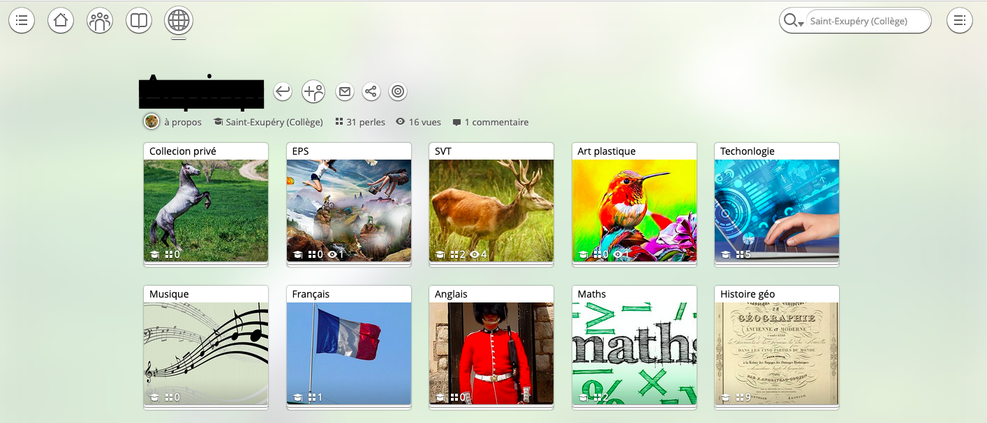 Plateforme numérique Pearltrees | Cité scolaire Saint Exupéry